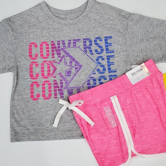 🆕️ Converse Tee & Shorts - Picture 4 of 5